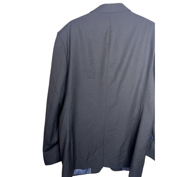 Oleg Cassini Men’s 44XL Wool Blazer Black Suit Jacket Sport Coat Classic Old Mon - Picture 10 of 11